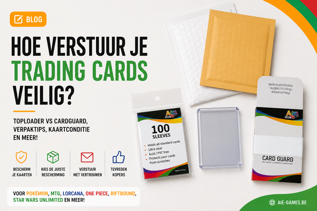 Hoe verstuur je trading cards veilig?